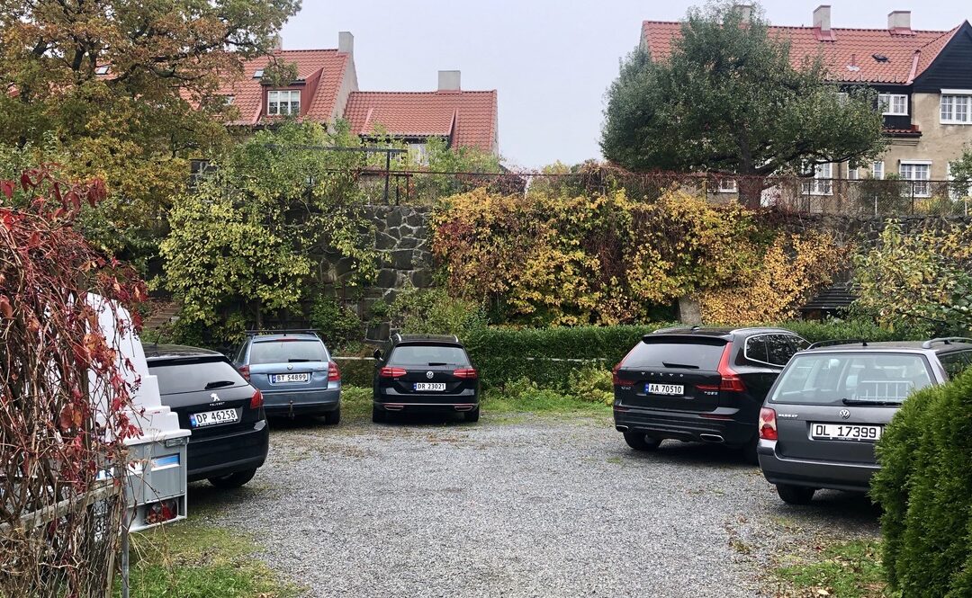 Godkjent parkering i hagebyen